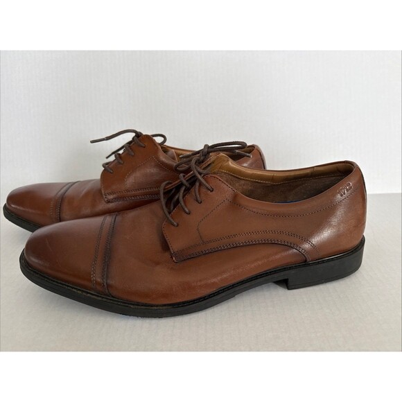 Nunn Bush Men’s Brown Leather Dress Shoes Size 13 - Picture 5 of 10